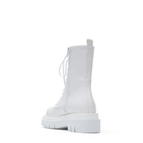 レースアップウォーカーブーツ/Lace-Up Short Walker Boots(White)