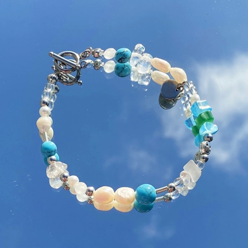 マルチビーズブレスレット01/multi beads bracelet 01