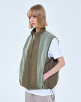 TCM 3 スリットベスト / TCM 3 slit vest (khaki brown)