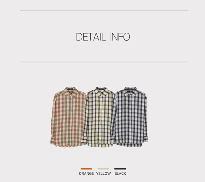 On Check Cut Off Shirt (3color)