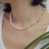 サマートロピカルポップネックレス/Summer tropical pop necklace