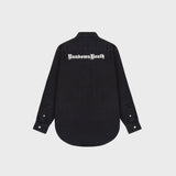 ザエッセンシャルデニムシャツ/RUNDOWNYOUTH The Essential Denim Shirt Black 02