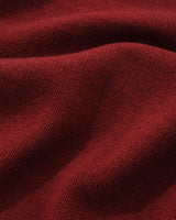 ワープドローズニットプルオーバー/Warped Rose Knit Pullover/Crimson