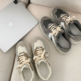 Lace-Up Platform Sneakers