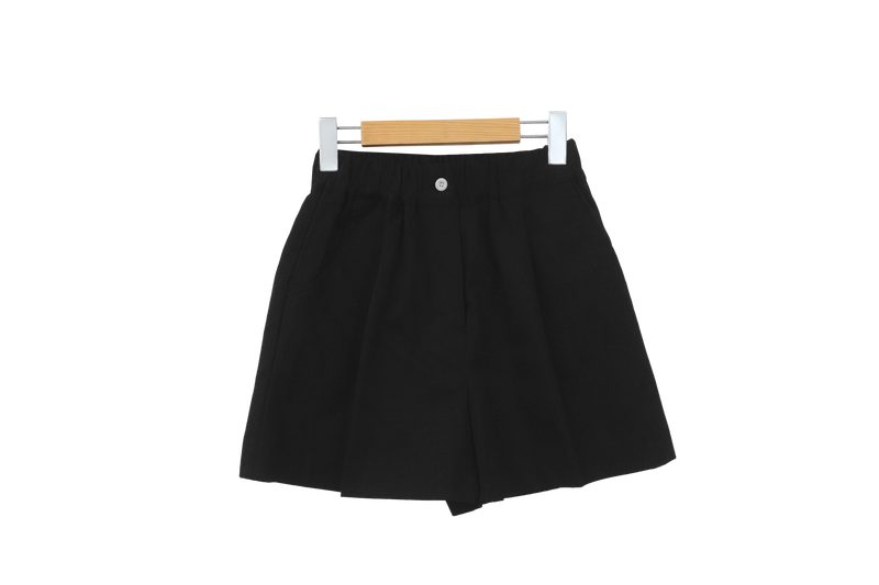 シグナルスプリングバンディングコットンショートパンツ / Signal spring banding cotton shorts