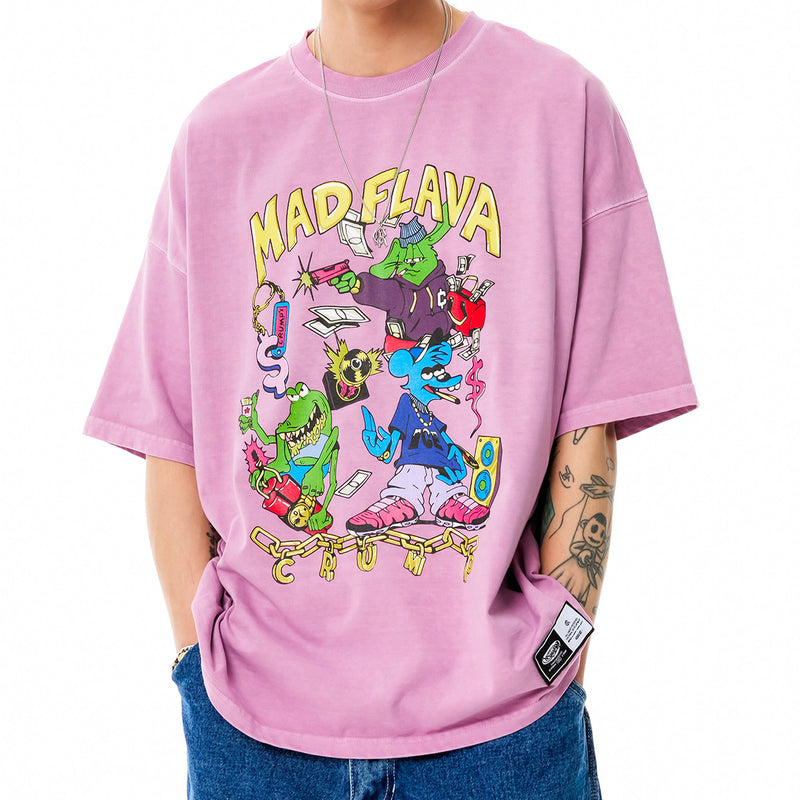 Mad Flavor T-shirt [Pigment Pink]