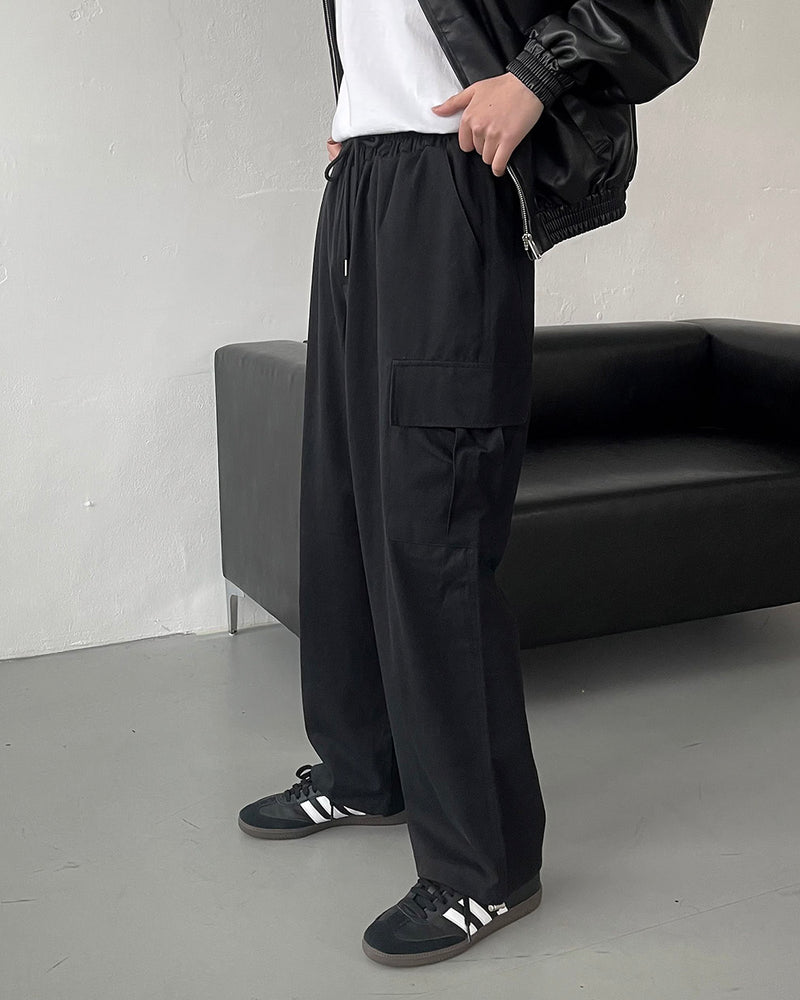ノアールワイドストリングパンツ / Noir Wide String Pants (3 colors)