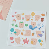 Colorful sticker (1 set of 2 sheets) (6695850934390)