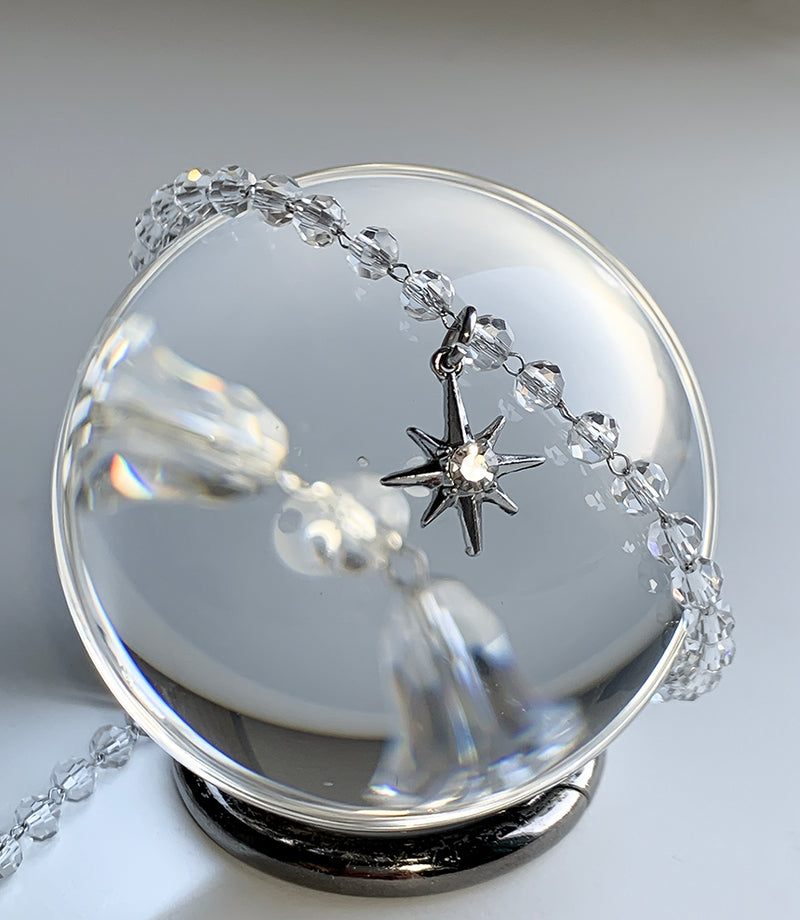 クリスタルポイントネックレス / Crystal point necklace