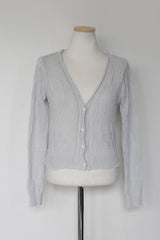 MIGNON HEART KNIT CARDIGAN(IVORY, BEIGE, PINK, SKYBLUE, GREEN, PURPLE 6COLORS!) (6559755829366)