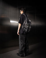 ウォッシュドデニムタートルバックパック / Washed Denim Turtle Backpack (Black)