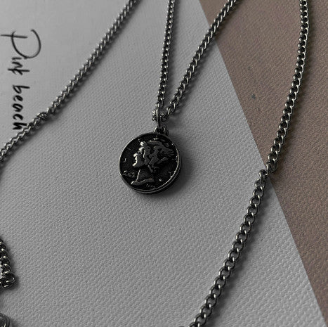 Lim Pendant Necklace (2color) (6616000594038)