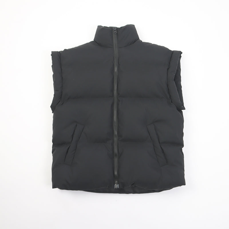 オーバーサイズフィットペディング / Oversize Fit Ki Padding Vest_Black