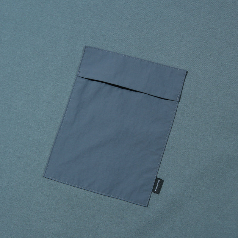 コントラストポケットTシャツ/Contrast Pocket Short-Sleeve T49 Greyish Blue (6566888472694)
