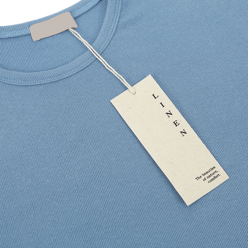 リネンビーチロングスリーブTシャツ / Linen Beach Long Sleeve T Shirt (5color)