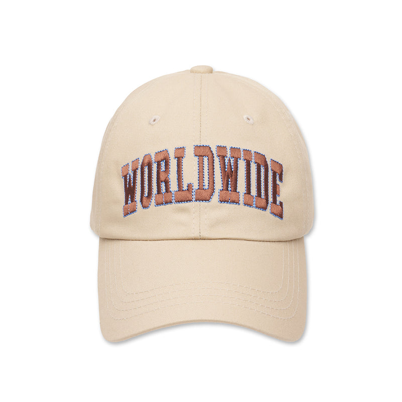 ワールドワイドボールキャップ / WORLDWIDE BALL CAP BEIGE