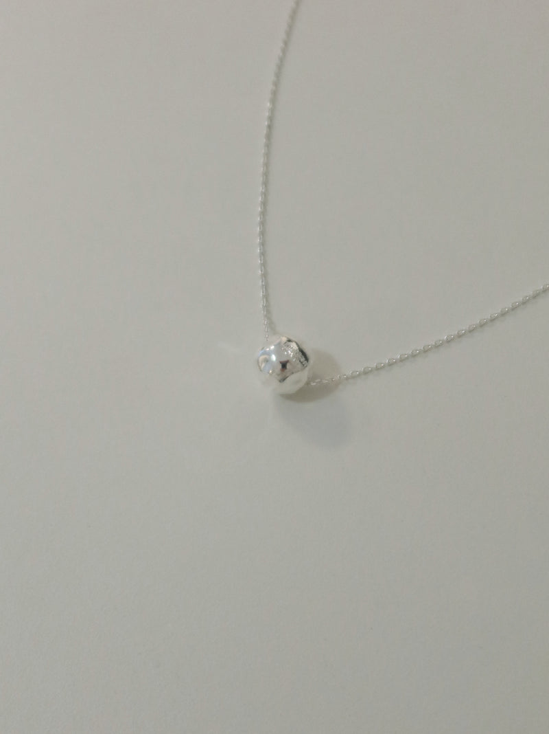 バンピーピアスネックレス / bumpy pierce necklace - silver