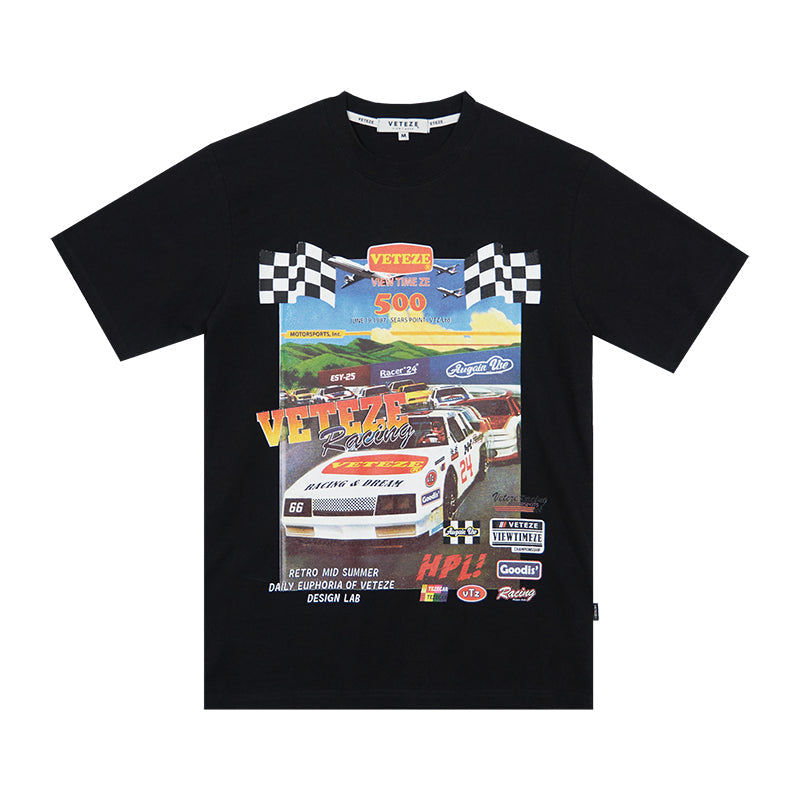 クラシックレーシングハーフTシャツ / Classic Racing Half T-shirt (2color)