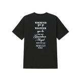 Angels Whisper T-shirt - BLACK