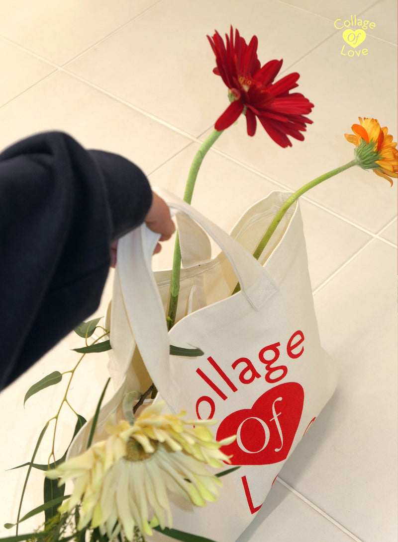 コラージュラブトートバッグ/Collage Of Love Tote Bag