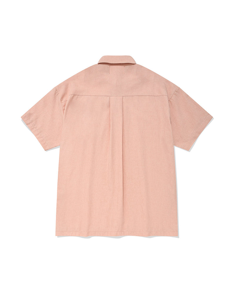 Double Button Pocket Shirt/Coral (6546893930614)
