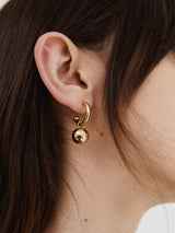 ソリッドフープピアス / solid  hoop earring - gold