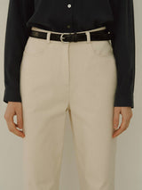 Straight cotton pants (6654578425974)