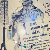 オーシャンジェムストーンネックレス / ocean gemstone necklace