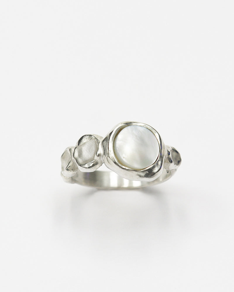 Kosmo ring (white) (925 silver) (6623652741238)