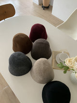 ウールシンプルバケットハット / ASCLO Wool Simple Bucket Hat (6color)
