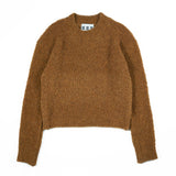 ウールバブルニットセーター / Wool Bubble Knit Sweater [Brown]