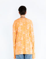 タイダイ 長袖Tシャツ オレンジ /tiedye long sleeve orange (4437317386358)