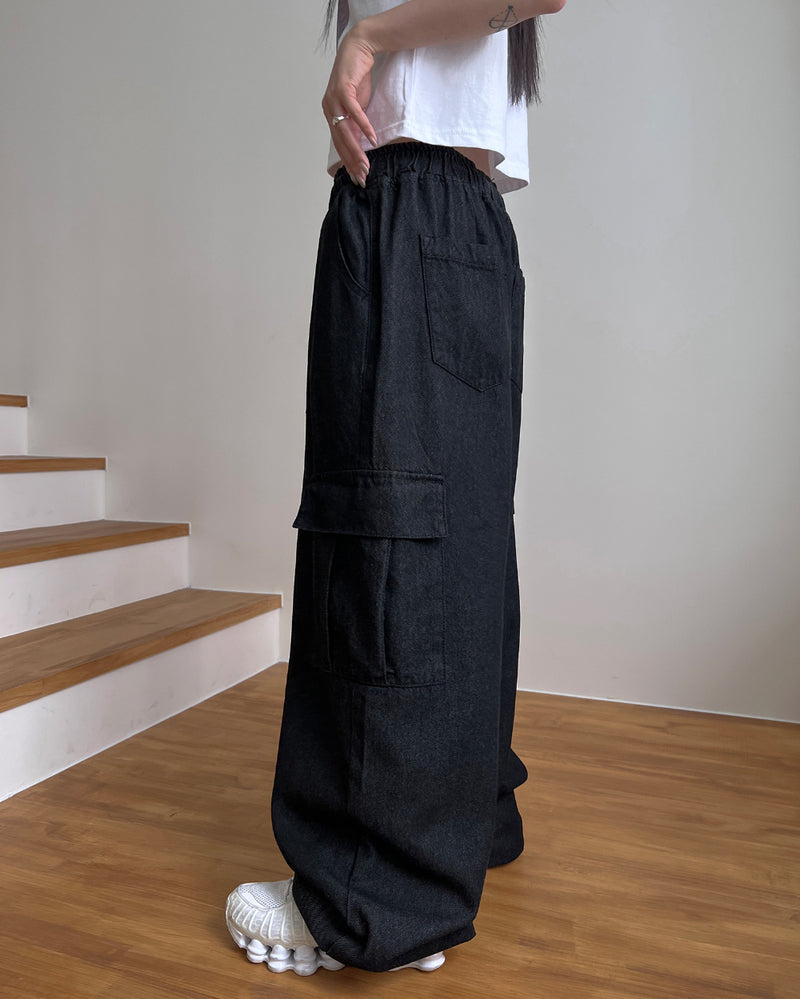 アキワイドカーゴパンツ / aki wide cargo pants