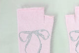 リボン アンゴラ ハンドウォーマー / ribbon angora hand warmer (pink)