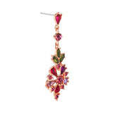 drop pentagon flower earrings (6565967954038)