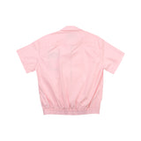 ショートスリーブボンバージャケット/[UNISEX] Short Sleeve Bomber Jacket (Pink)