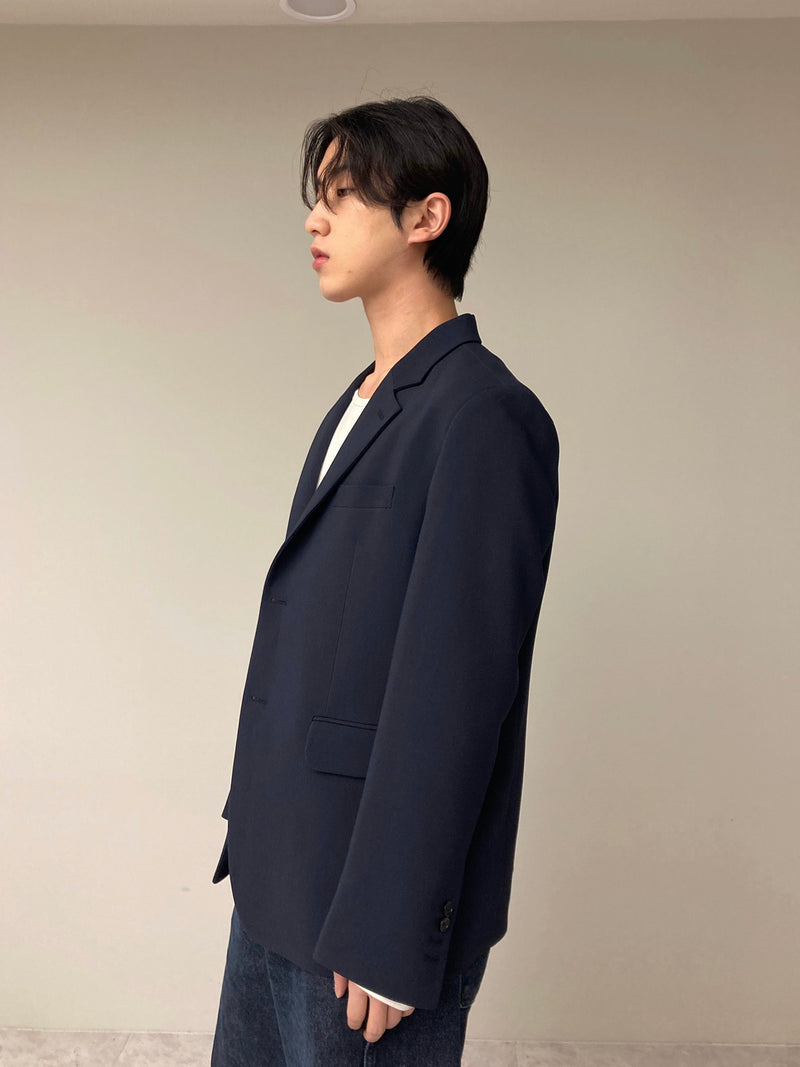 スーツフィットブレザージャケット/Suit fit blazer Jacket (4color)