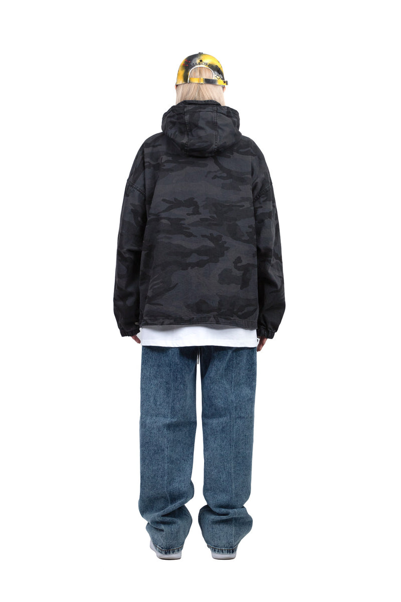 BBD ディスオーダーパッチカモジップアップフードジャケット / BBD Disorder Patch Camo Zip Up Hood Jacket (Gray)