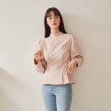 New Moon Stitch Blouse (2 color) (6599424704630)