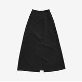 [NONCODE] Heady Back Slit Long Skirt (6610298142838)