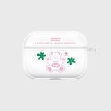 FLOWER BABA-PINK(AIR PODS PRO-CLEAR HARD) (6598909001846)