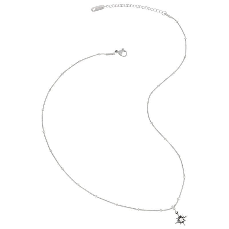 Cubic Star Snake Chain Necklace