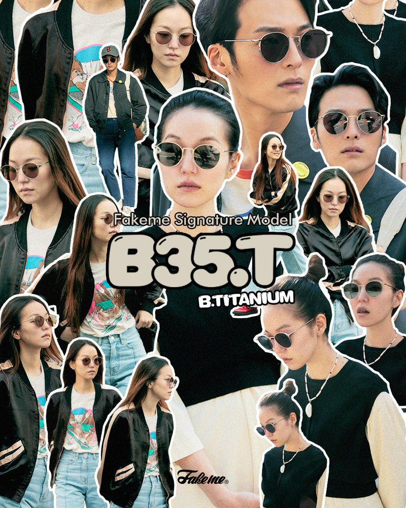 [FAKEME] B35T BSV B-titanium sunglasses (6587982446710)