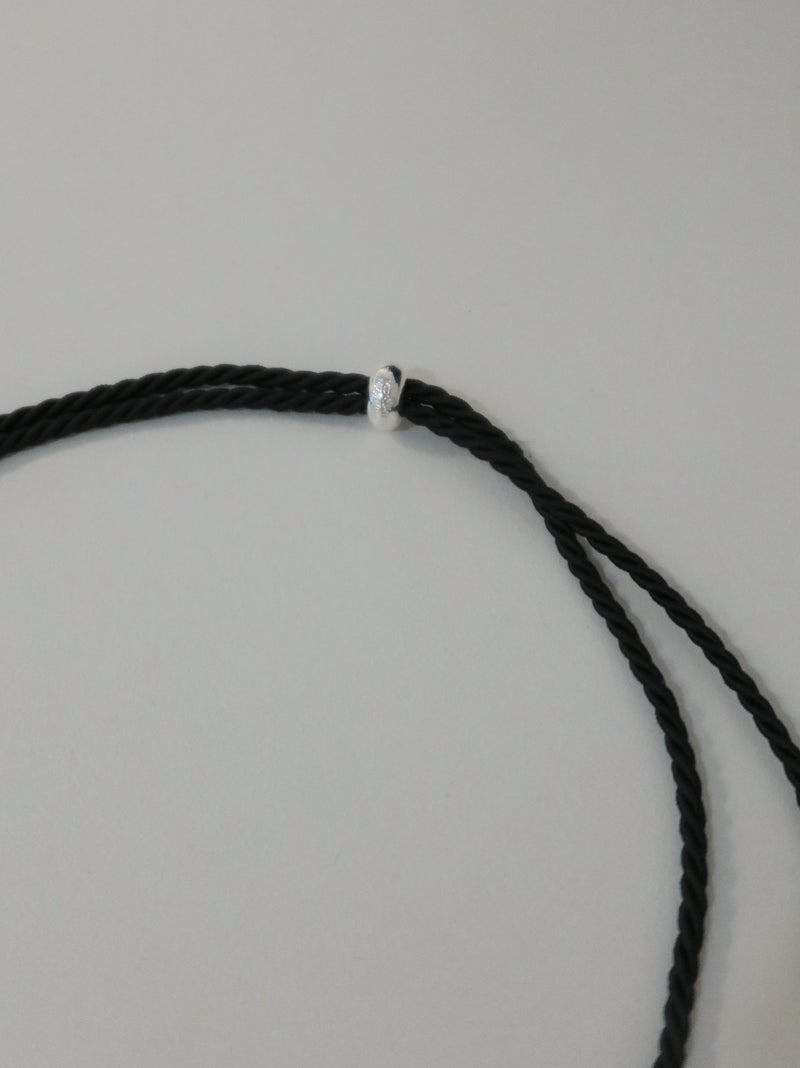バンピーロープネックレス / bumpy rope necklace - silver