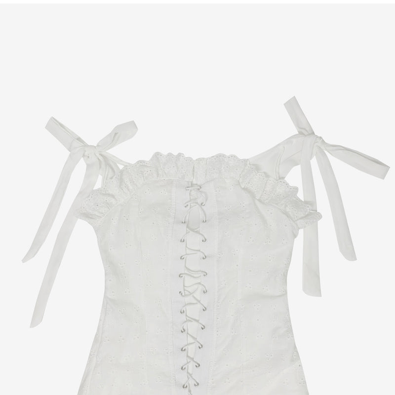 Velois lace corset dress (6573766148214)