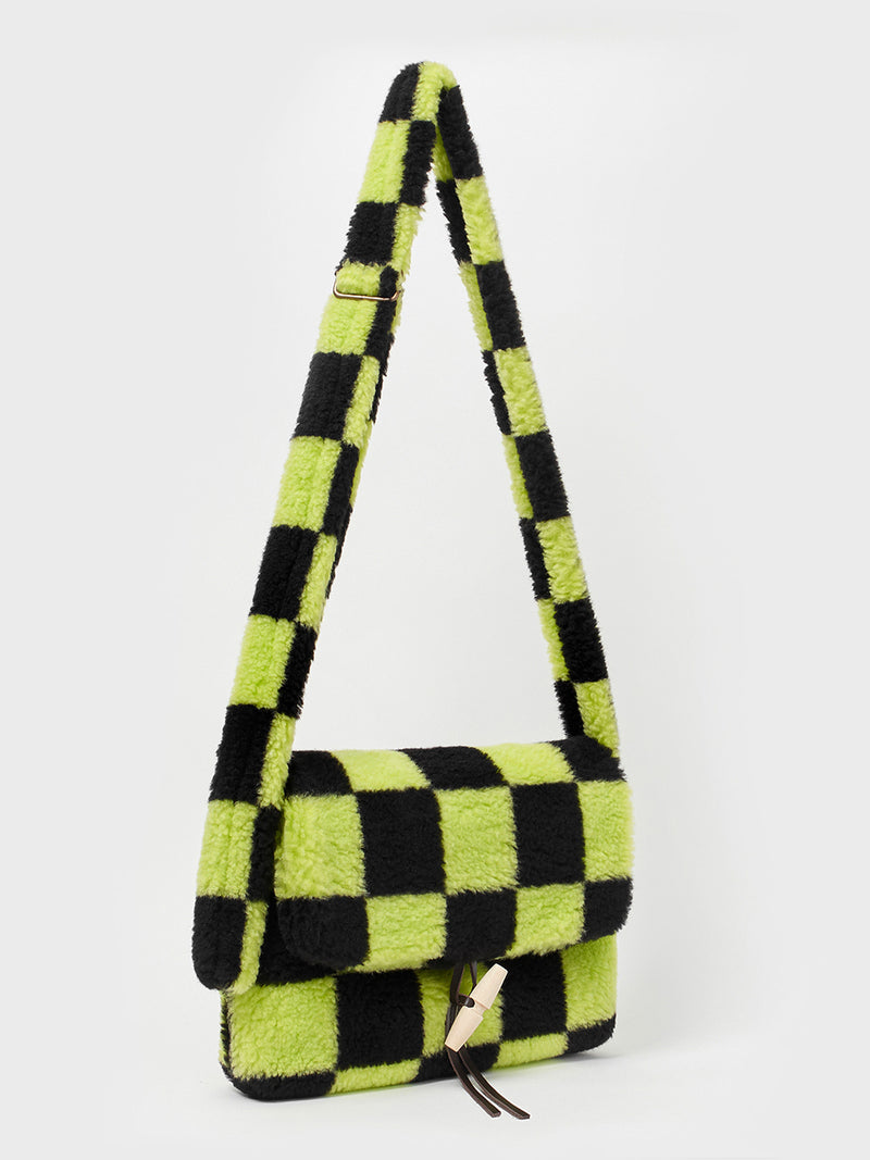 ASCLO チェッカークロスバッグ / ASCLO Checker Cross Bag (2color)