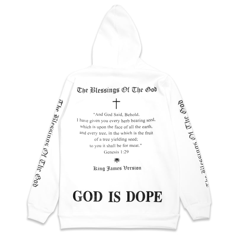 "God is Dope" フード付きパーカー｜"God is Dope"  Hooded hoodie (3853383106678)