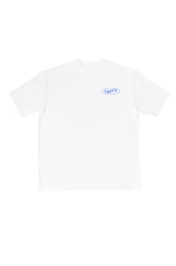 マタープリントラッシュオーバーショートスリーブTシャツ/Matter printing rash over short sleeve t-shirts (white)