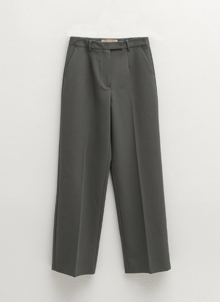 スタンダードスリムストレートパンツ / (PT-5374) Standard Slim Straight Pants