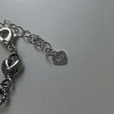 ハートリングブレスレット / heart ring bracelet (925silver)